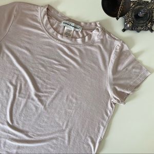 Cotton Emporium Short Sleeve T-Shirt in Khaki • XS